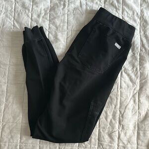 FIGS Zamora Jogger Scrub Pants - Black size xs